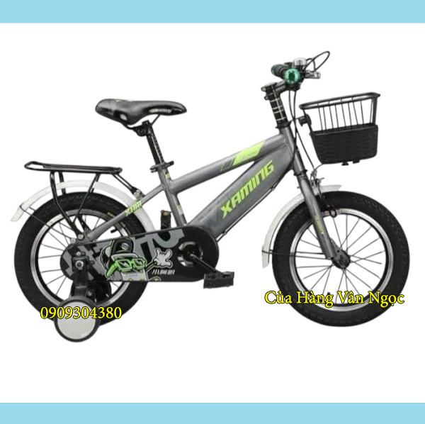 Xe Đạp Cho Bé Trai 16 Inch Xaming  A8 Màu Xám
