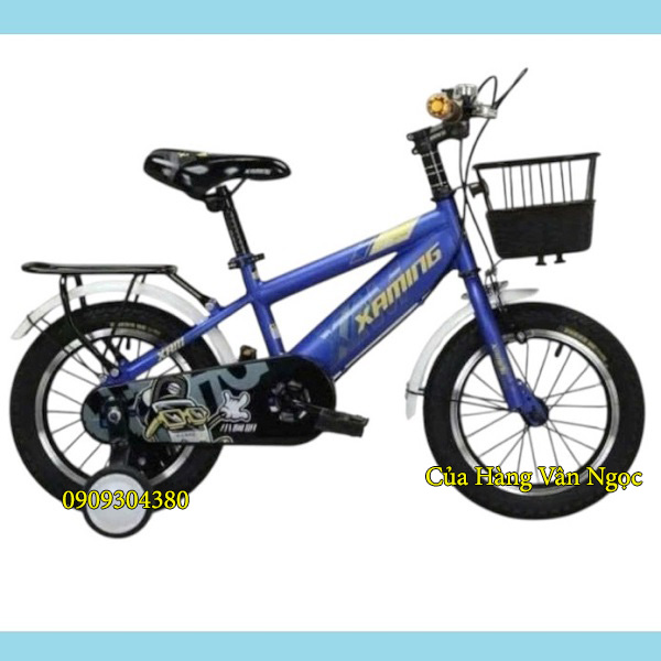 Xe Đạp Cho Bé Trai 16 Inch Xaming A8 Màu Xanh