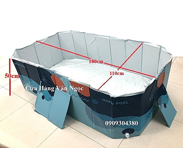 Bể bơi cho bé gấp gọn 210cm