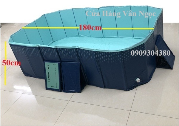 Bể Bơi Gấp Gọn 210cm Không Bơm Hơi