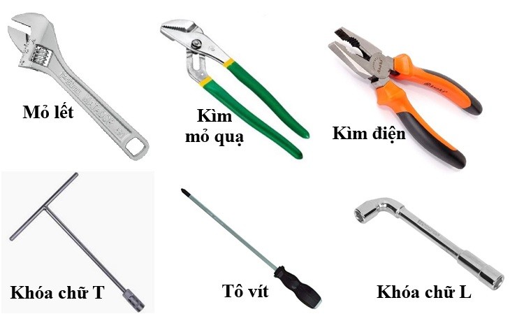 Bộ dụng cụ lắp ráp xe đạp Trẻ Em