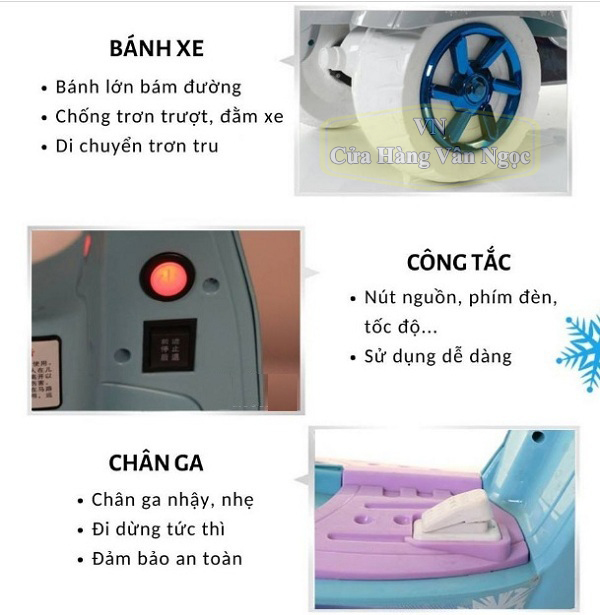 mô tô điện cho em bé