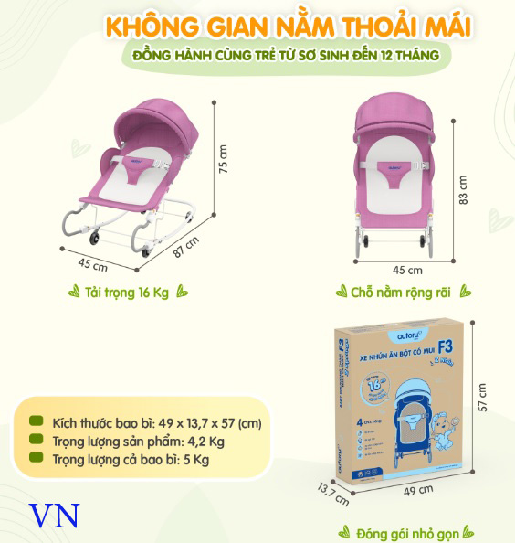 Xe nằm ăn cho Bé.