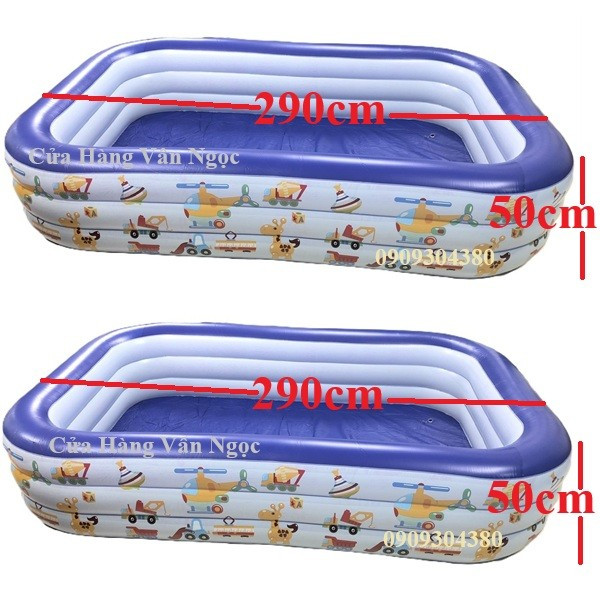 Hồ Bơi Bể Bơi Cỡ Lớn Giá Rẻ Cho Bé Và Gia Đình Dài 3.05m