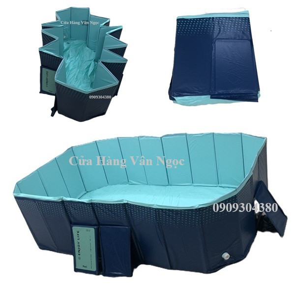 Bể Bơi Gấp Gọn 210cm Không Bơm Hơi