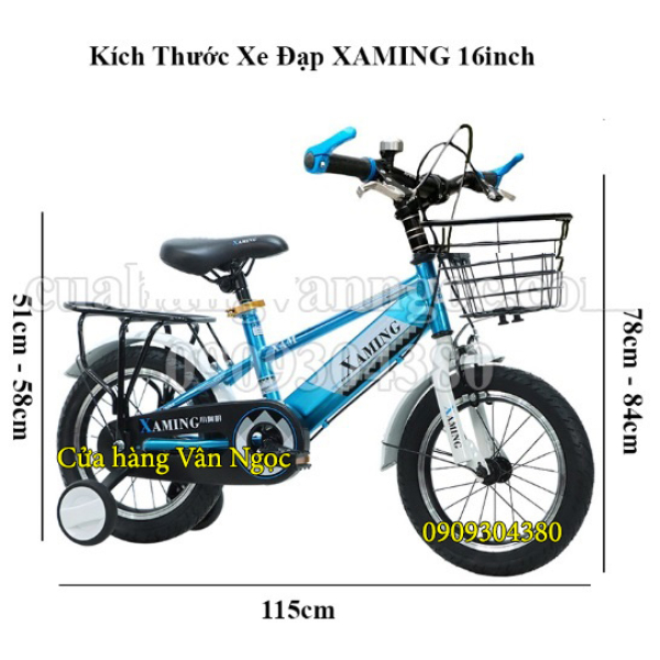 Xe Đạp Trẻ Em 16 Inch Xaming - Tay Lái Ngang